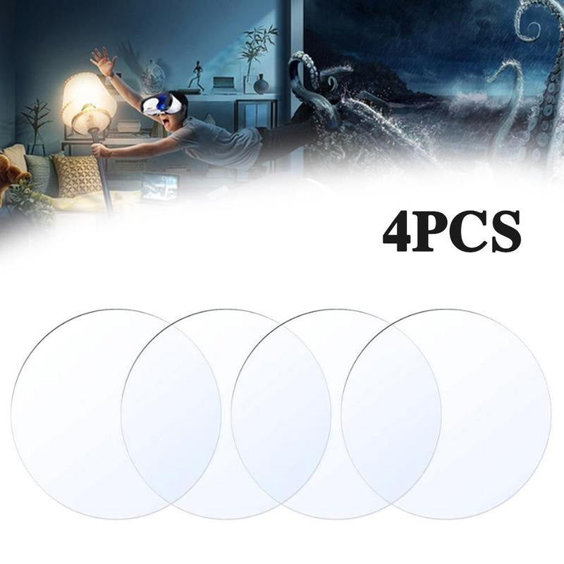 4Pcs Screen Protectors for Oculus Quest 2 VR Headset Anti-Scratch Soft TPU Lens Protector Cover Film 4Pcs Screen Protectors for Oculus Quest 2 VR Headset Anti-Scratch Soft TPU Lens Protector Cover Film